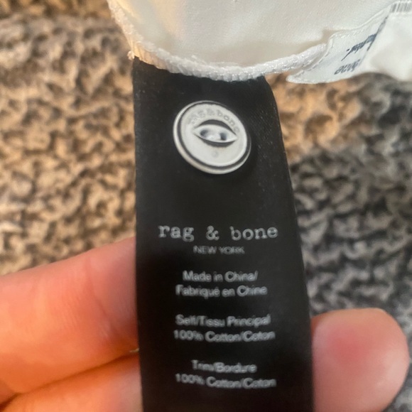 rag&bone Men’s size L Bundle of two cotton polos black and white great condition - Picture 8 of 15